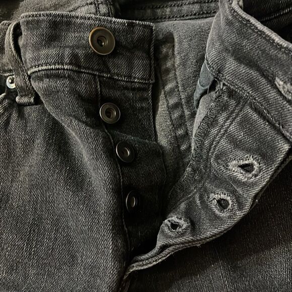 Rag and bone standard issue extra slim black jeans 30 - Picture 3 of 5